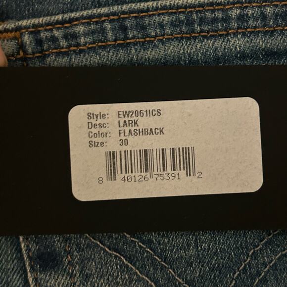 Edwin Women's Lark Mid-Rise Bootcut Denim Jeans Flashback Medium Wash 30 New - Picture 8 of 11